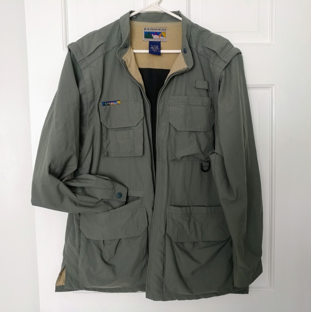 Exofficio Travel Utility Convertible Jacket Vest M